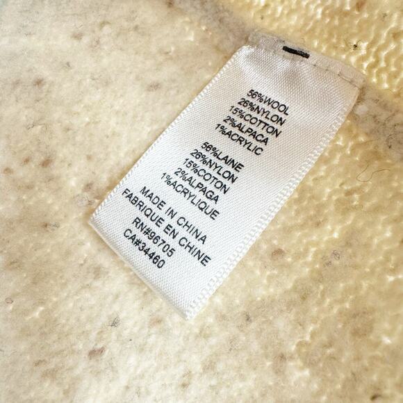 La Vie Knitted Rebecca Taylor Fair Isle Turtleneck Sweater Oatmel Combo Size XS - Picture 8 of 11